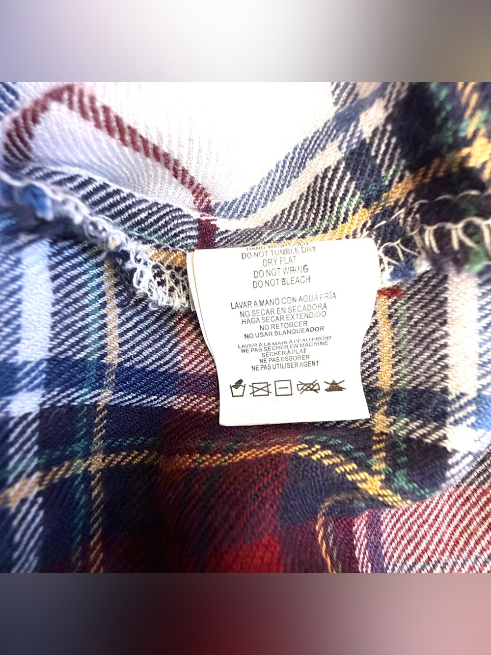 ANTHROPOLOGIE THREAD & SUPPLY Women’s Plaid Flannel Tunic Shirt Dress Size Large - Picture 5 of 11